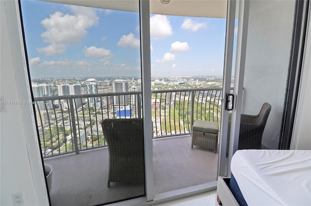 1750 N Bayshore Dr Unit 5214, Miami, FL 33132 - balcony with a city view