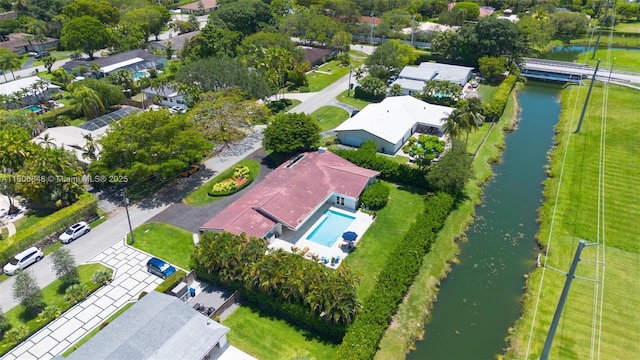 14270 SW 74th Ct, Palmetto Bay, FL 33158 - aerial view of residential area with a nearby body of water