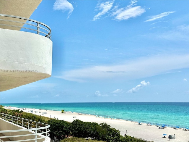 5555 Collins Ave Unit 6E, Miami Beach, FL 33140 - water view with nearby beach