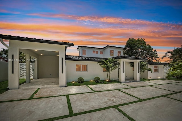2001 SW 23rd Ave, Fort Lauderdale, FL 33312 - modern home featuring a standing seam roof, metal roof, and stucco siding