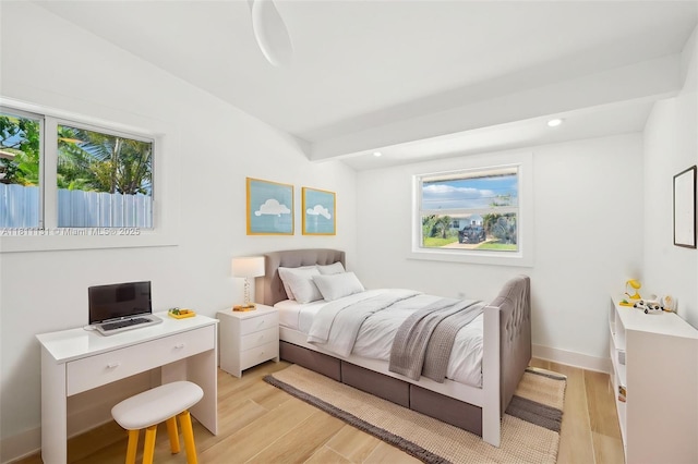 2001 SW 23rd Ave, Fort Lauderdale, FL 33312 - bedroom with light wood-style flooring and recessed lighting
