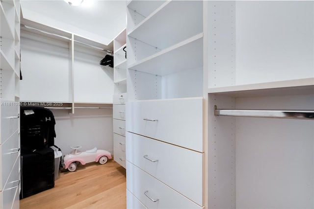 2 Grove Isle Dr Unit B1108, Miami, FL 33133 - walk in closet featuring light wood-type flooring