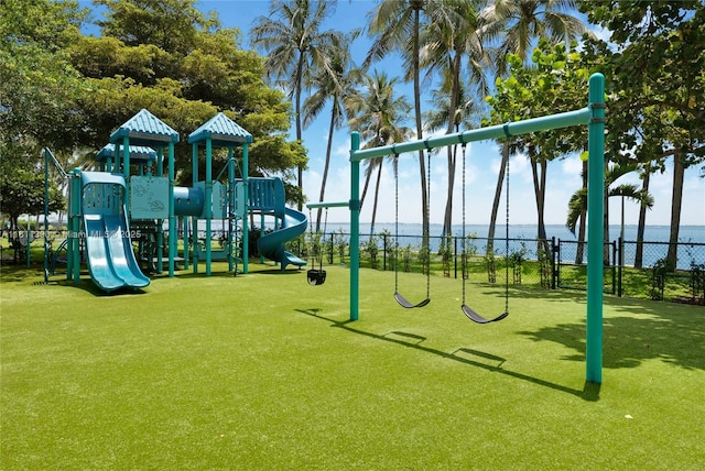 2 Grove Isle Dr Unit B1108, Miami, FL 33133 - community playground with a water view