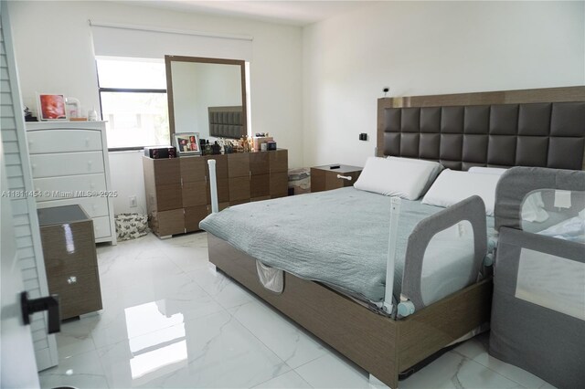 721 NW 105th Ter Unit 721, Pembroke Pines, FL 33026 - bedroom featuring light marble finish flooring