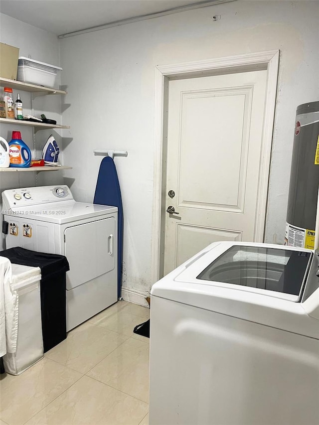 4752 SW 127th Ct, Miami, FL 33175 - laundry room with washing machine and clothes dryer and light tile patterned floors