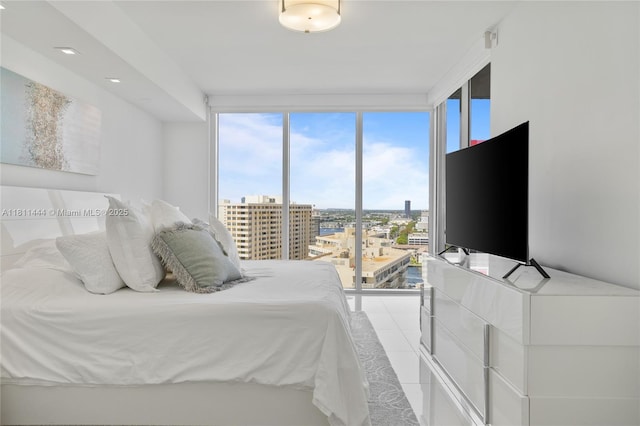 1800 S Ocean Dr Unit 1708, Hallandale Beach, FL 33009 - bedroom featuring a wall of windows