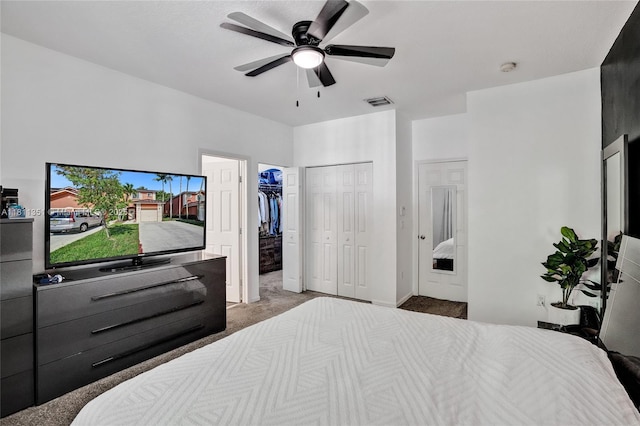 1001 NW 100th Ave, Pembroke Pines, FL 33024 - carpeted bedroom featuring ceiling fan