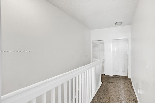 1001 NW 100th Ave, Pembroke Pines, FL 33024 - hall with carpet, baseboards, and a textured ceiling