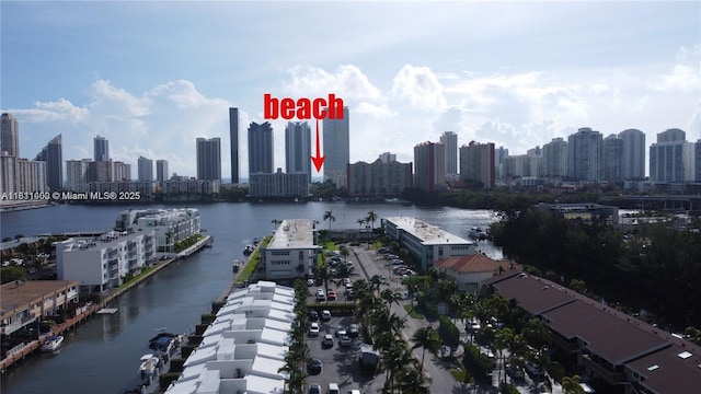 3660 NE 166th St Unit 603, North Miami Beach, FL 33160 - skyline view featuring a nearby body of water