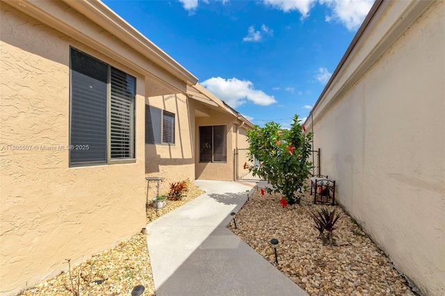 3831 NW 21st St, Coconut Creek, FL 33066 - property entrance with stucco siding