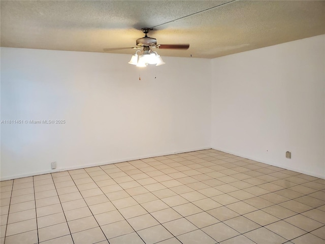 800 SW 131st Ave Unit 113F, Pembroke Pines, FL 33027 - empty room featuring a ceiling fan and a textured ceiling