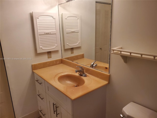 800 SW 131st Ave Unit 113F, Pembroke Pines, FL 33027 - half bathroom featuring vanity and toilet