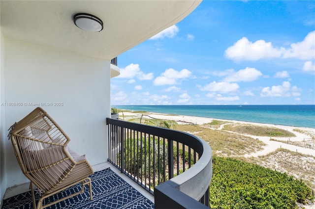 812 N Ocean Blvd Unit 405, Pompano Beach, FL 33062 - balcony with view of water and beach