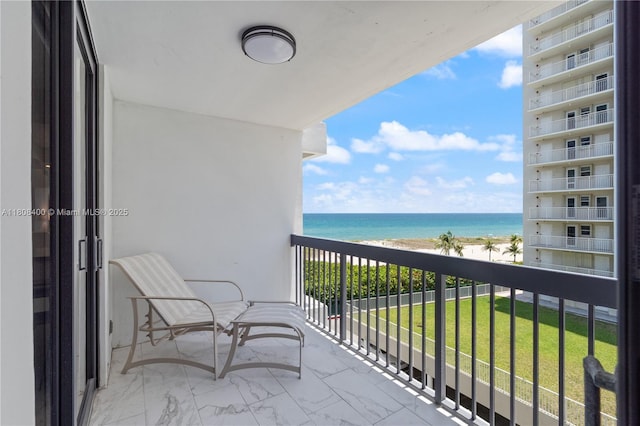 812 N Ocean Blvd Unit 405, Pompano Beach, FL 33062 - balcony featuring view of water and beach