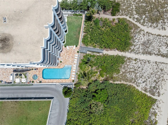 812 N Ocean Blvd Unit 405, Pompano Beach, FL 33062 - bird's eye view of a pool area