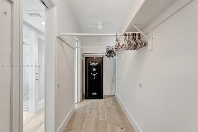 651 E Lake Dasha Dr, Plantation, FL 33324 - walk in closet with light wood-style floors