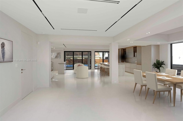 330 SW 19th Rd, Miami, FL 33129 - dining space featuring plenty of natural light and recessed lighting