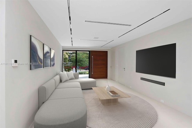 330 SW 19th Rd, Miami, FL 33129 - living room featuring light colored carpet