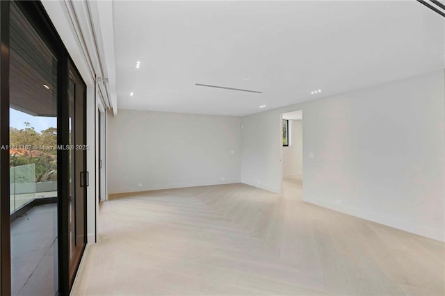 330 SW 19th Rd, Miami, FL 33129 - empty room featuring baseboards and recessed lighting