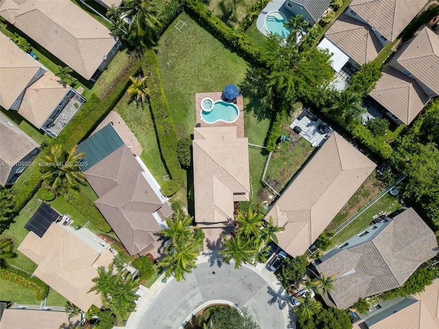 1030 Bamboo Ln, Weston, FL 33327 - aerial perspective of suburban area featuring a pool