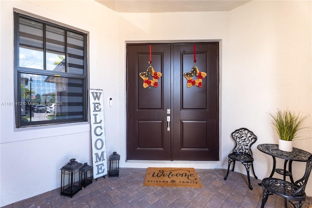 4366 SW 174th Ave, Miramar, FL 33029 - entrance to property featuring stucco siding and french doors