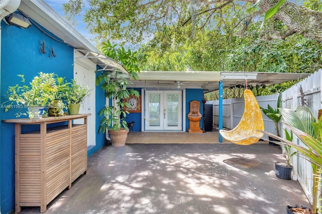 4035 N 110th Ave N, West Palm Beach, FL 33411 - view of patio with french doors