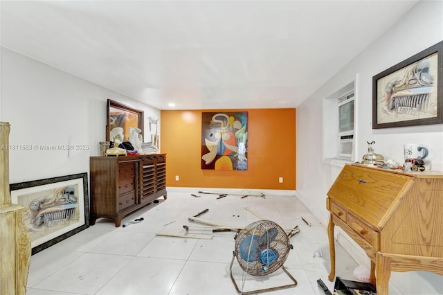 4035 N 110th Ave N, West Palm Beach, FL 33411 - living area featuring baseboards and tile patterned floors