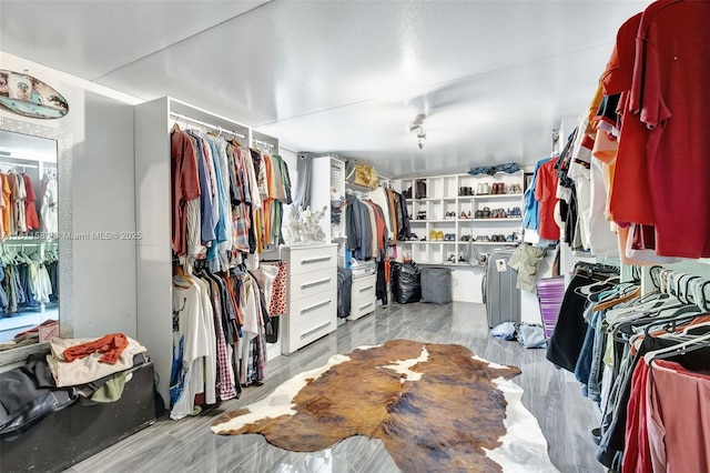 4035 N 110th Ave N, West Palm Beach, FL 33411 - walk in closet with wood finished floors