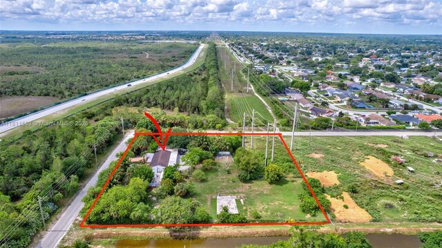 4035 N 110th Ave N, West Palm Beach, FL 33411 - view of property location with property boundaries highlighted