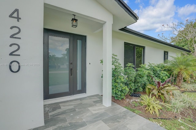 4220 SW 4th St, Plantation, FL 33317 - view of exterior entry with stucco siding