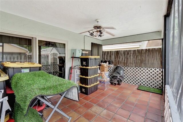 3720 NW 20th St, Coconut Creek, FL 33066 - sunroom / solarium with a ceiling fan