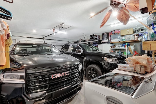3720 NW 20th St, Coconut Creek, FL 33066 - garage with ceiling fan and washer / clothes dryer