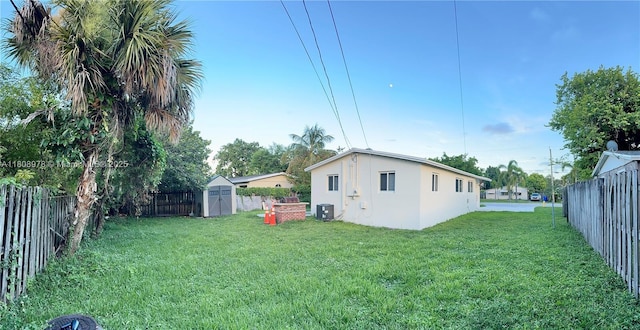 4341 NW 59th St, North Lauderdale, FL 33319 - fenced backyard with a shed
