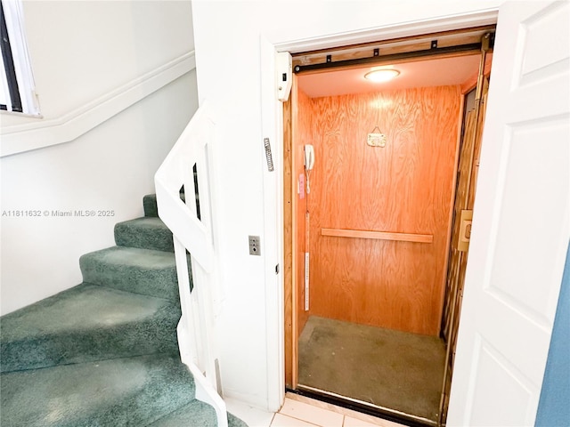 5154 Floria Dr Unit O, Boynton Beach, FL 33437 - stairway with elevator