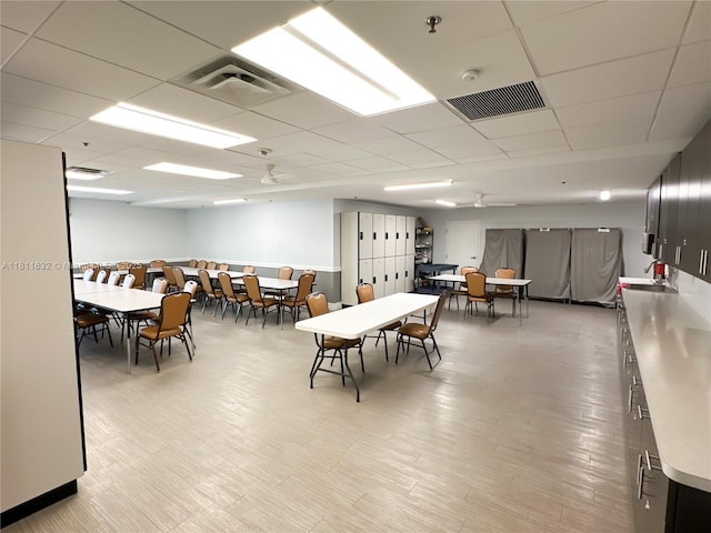5154 Floria Dr Unit O, Boynton Beach, FL 33437 - dining room with a drop ceiling