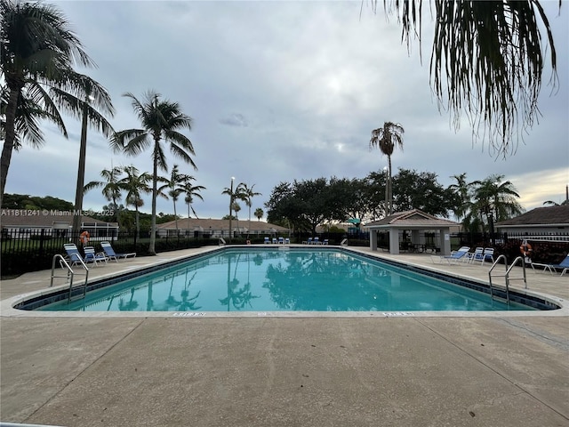 11920 SW 20th St, Miramar, FL 33025 - community pool with a patio area