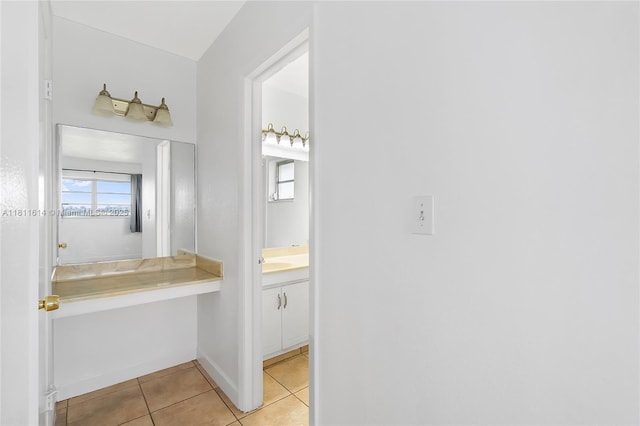 2500 SW 81st Ave Unit 402, Davie, FL 33324 - bathroom featuring tile patterned flooring and vanity
