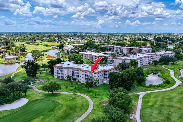 2500 SW 81st Ave Unit 402, Davie, FL 33324 - aerial view of apartment complex, a large body of water, and a golf club
