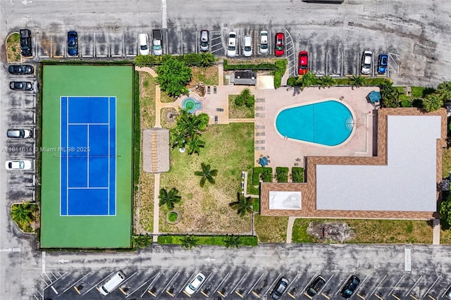 2500 SW 81st Ave Unit 402, Davie, FL 33324 - aerial view of a pool