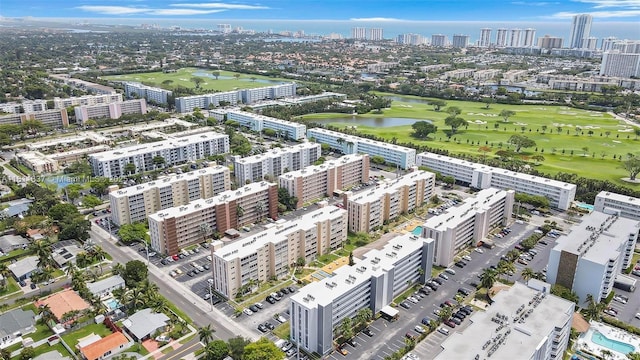 500 NE 12th Ave Unit 407, Hallandale Beach, FL 33009 - view of urban area with a nearby body of water and a local golf course