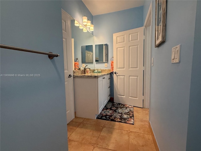 16306 SW 11th St, Pembroke Pines, FL 33027 - bathroom featuring vanity and tile patterned floors