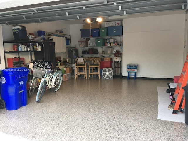 16306 SW 11th St, Pembroke Pines, FL 33027 - garage featuring a garage door opener and electric water heater