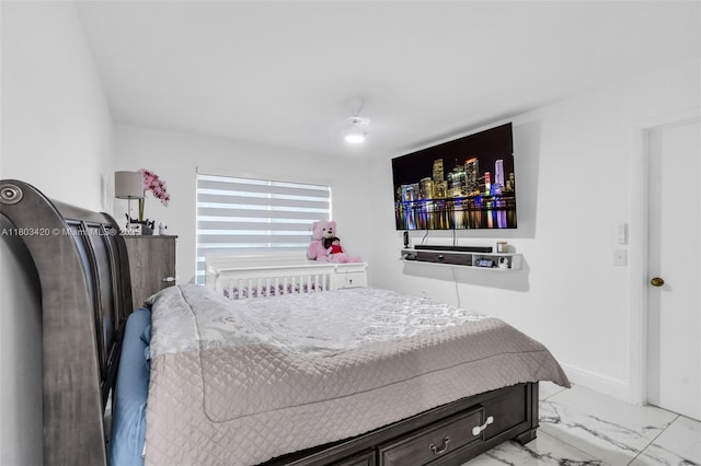 12351 NW 29th Mnr, Sunrise, FL 33323 - bedroom featuring light marble finish floors
