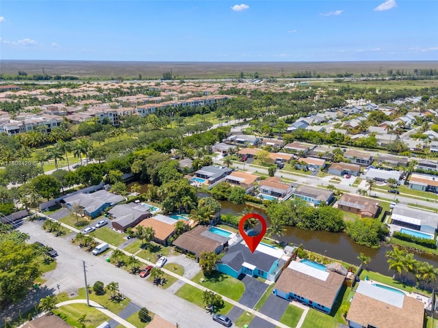 12351 NW 29th Mnr, Sunrise, FL 33323 - aerial view of property and surrounding area with nearby suburban area