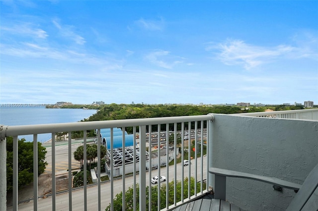150 SE 25th Rd Unit 10K, Miami, FL 33129 - balcony featuring a water view