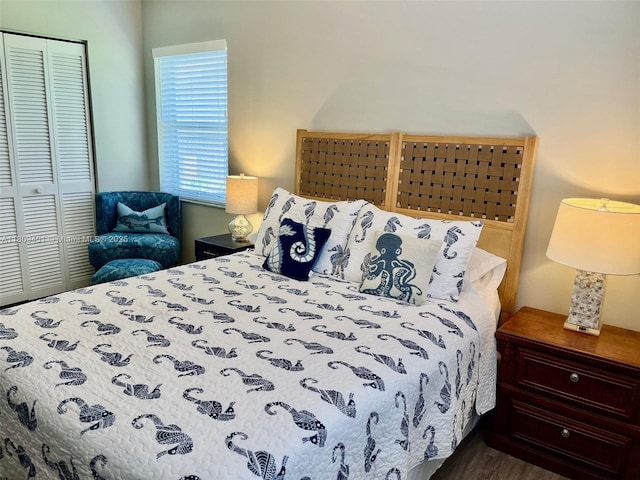 20390 NW 2nd St, Pembroke Pines, FL 33029 - bedroom with a closet and wood finished floors