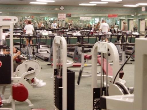 13700 SW 14th St Unit 412D, Pembroke Pines, FL 33027 - view of workout area