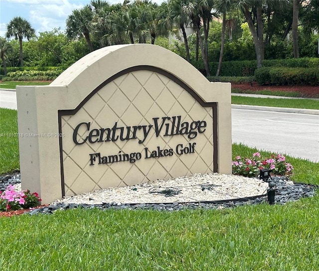 13700 SW 14th St Unit 412D, Pembroke Pines, FL 33027 - view of community / neighborhood sign