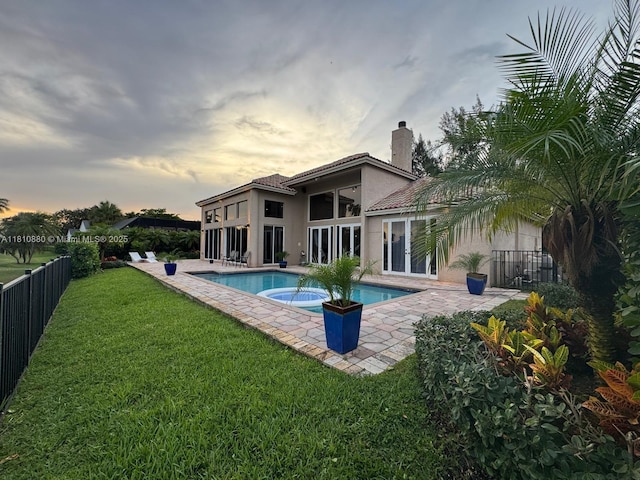 10427 Stonebridge Blvd, Boca Raton, FL 33498 - view of swimming pool with a patio area