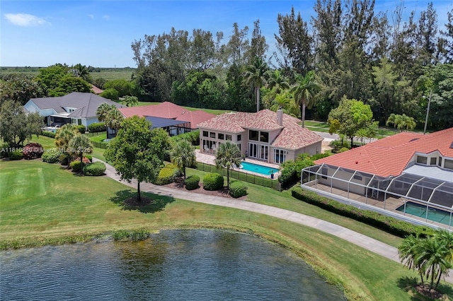 10427 Stonebridge Blvd, Boca Raton, FL 33498 - view of subject property with a large body of water and a pool area